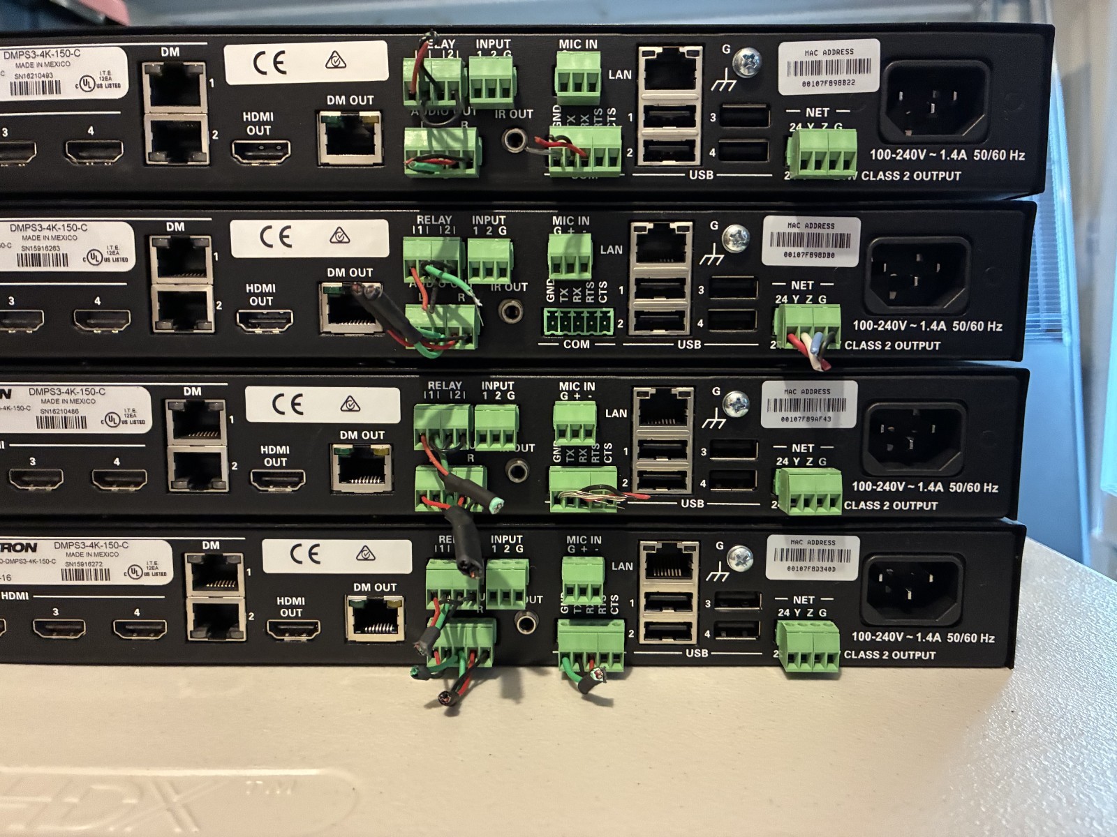 Crestron DMPS3-4K-150-C 4K Presentation System 1U rack mount