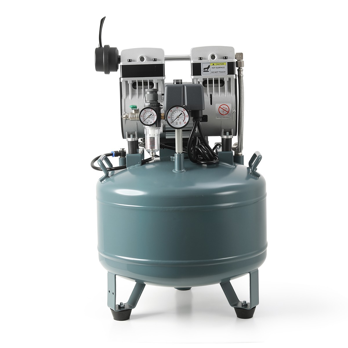 24L/40L Portable Dental Mobile Silent Oil-Free Air Compressor Pump FDA