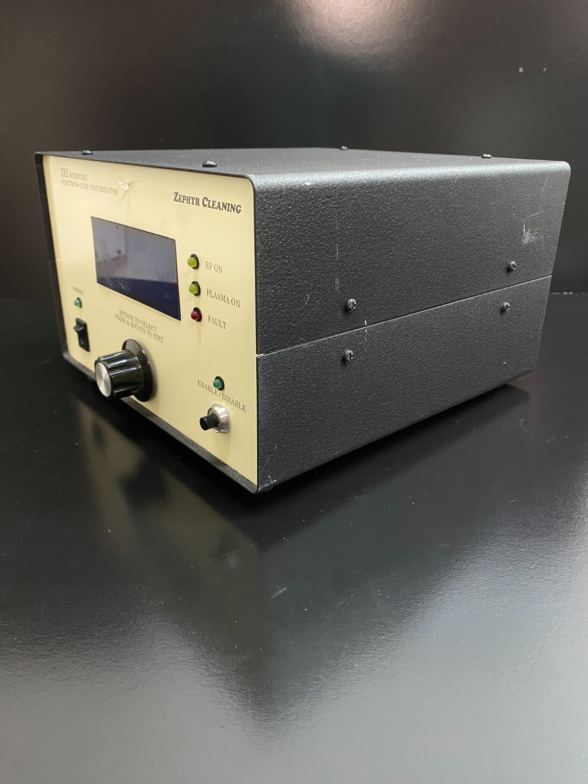 XEI Scientific EVACTRON 25 DE-Contaminator Zephyr Cleaning