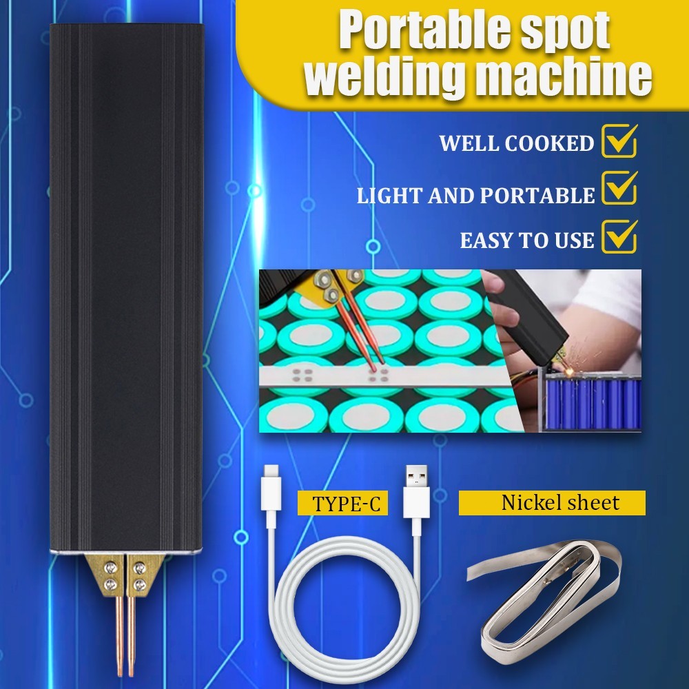 Battery Spot Welder 5 Gear Handheld Spot Welding Machine For 18650 32650 Battery