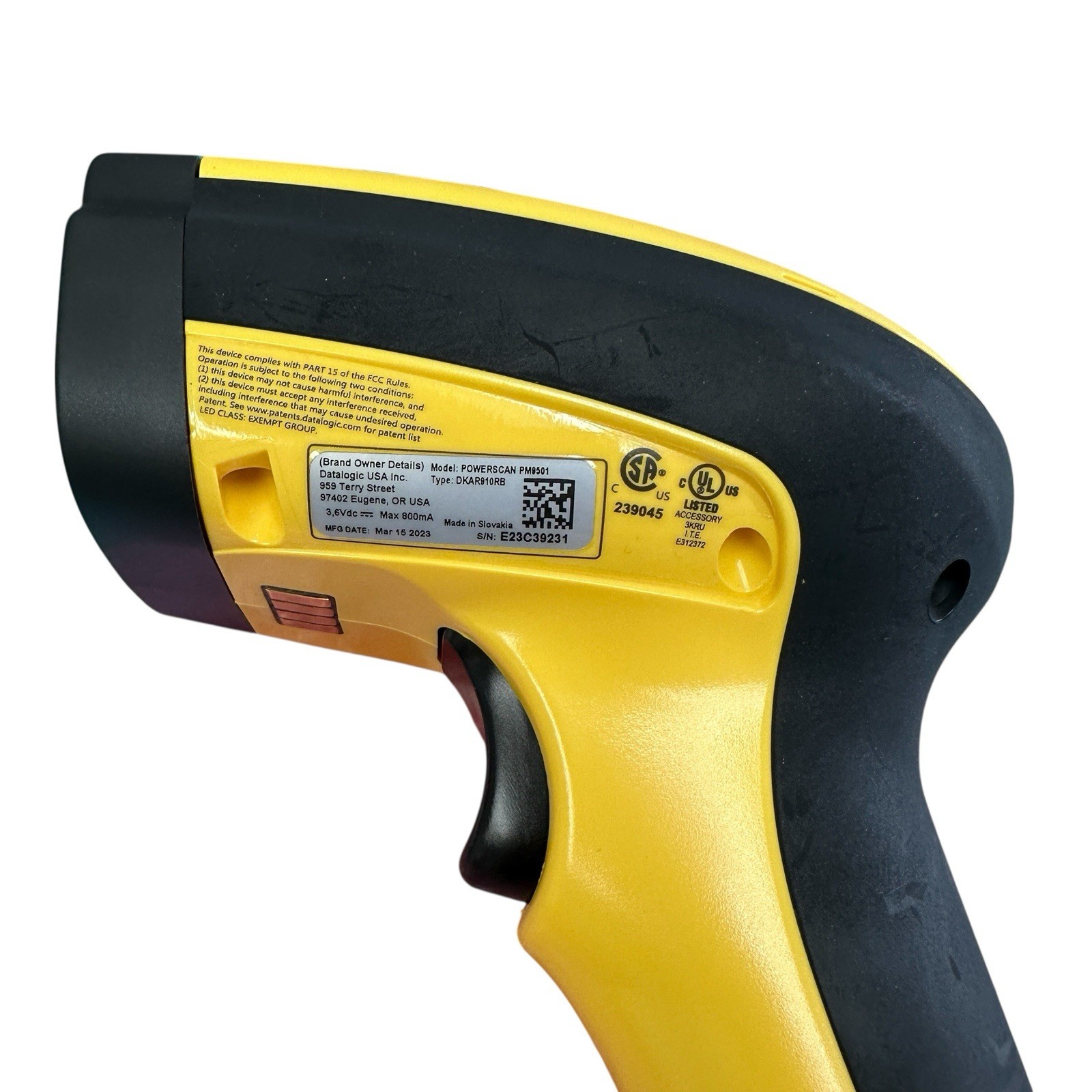 Datalogic PowerScan PM9501 Barcode Scanner Cordless 2D Scanner Only (NEW)
