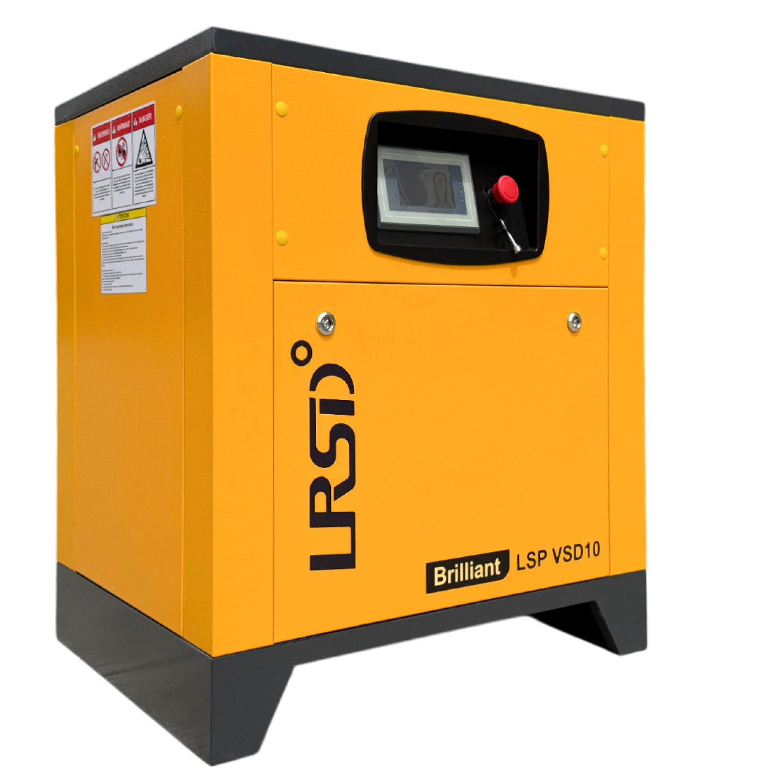 2025 LRSD 10 HP Rotary Screw Air Compressor VFD 230V Single Phase 38CFM 125PSI