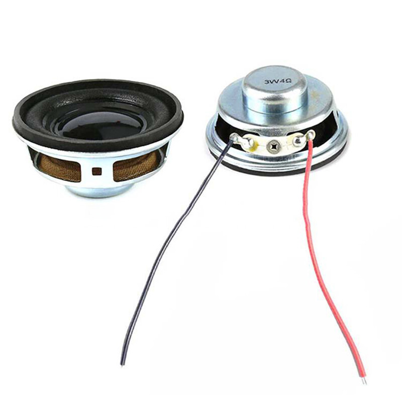 Small Mini Audio Speaker Speaker 4 ohm 3W With Cable 10cm 20cm 30cm 40cm 50cm