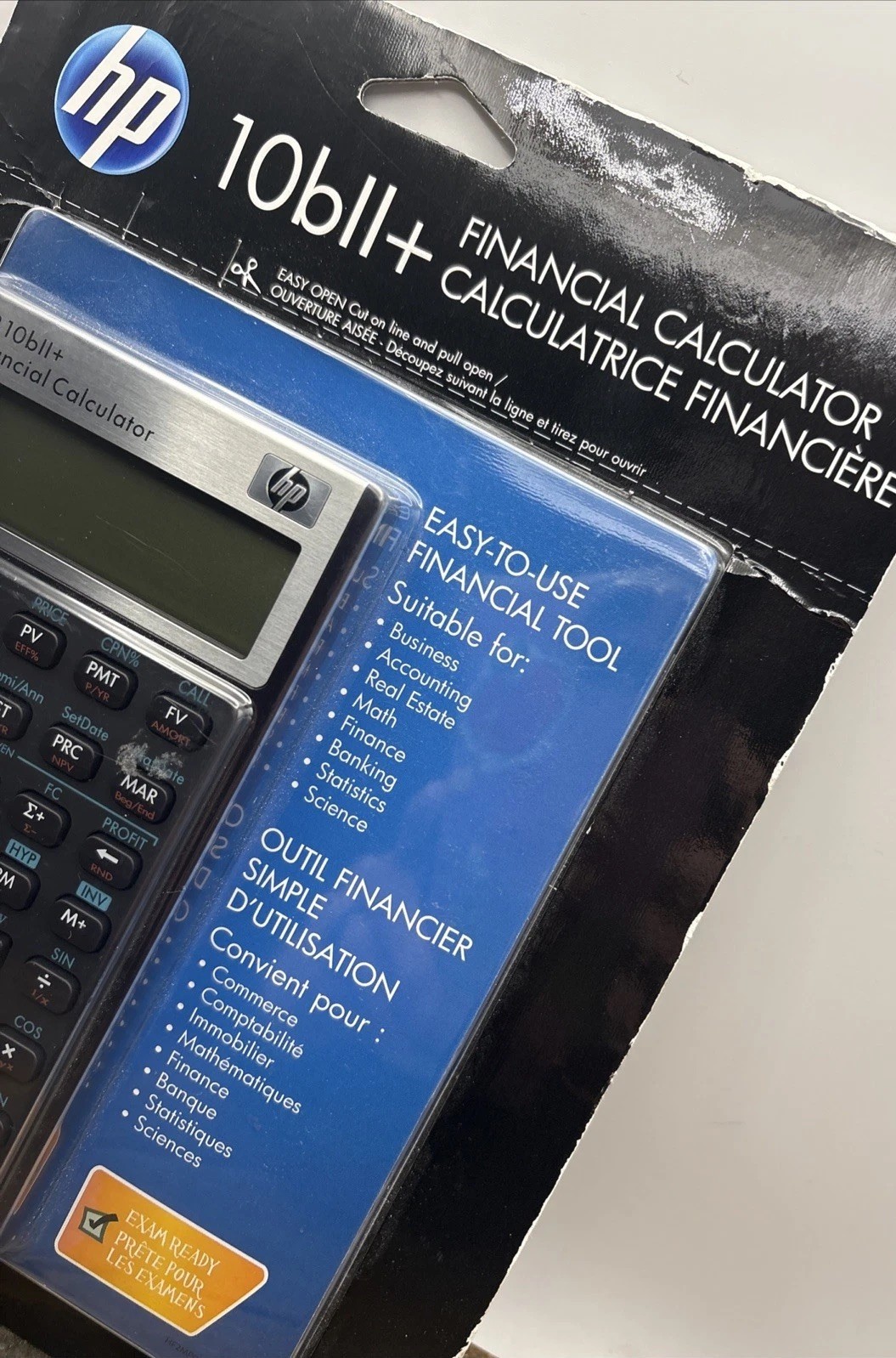 HP Hewlett Packard 10Bll+ Financial Calculator W/ Manual (Easy To Use) 2015*NIP