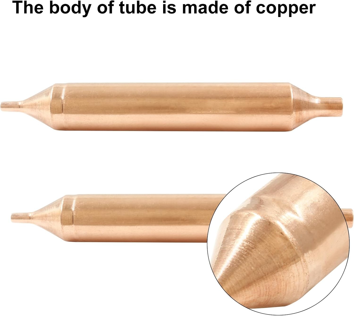 Litoexpe 4Pcs Refrigerator Filter Dryer, Copper Filter Dryer for Refrigeration