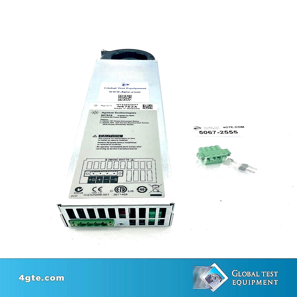 Keysight N6762A Calibrated – Precision DC Power Module, 50V, 3A, 100W