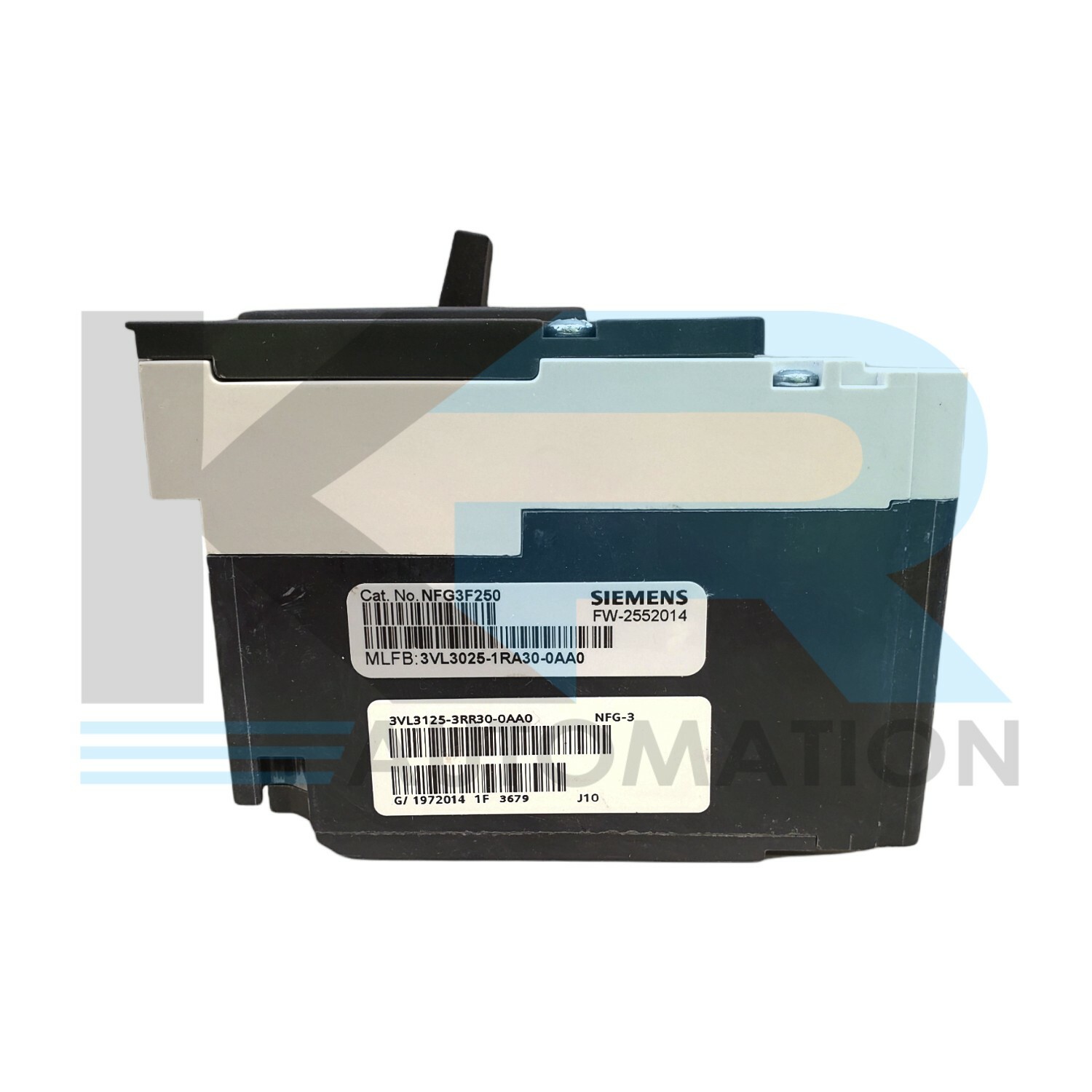 NEW Siemens NFG3F250 Circuit Breaker 250A 600VDC Frame Only
