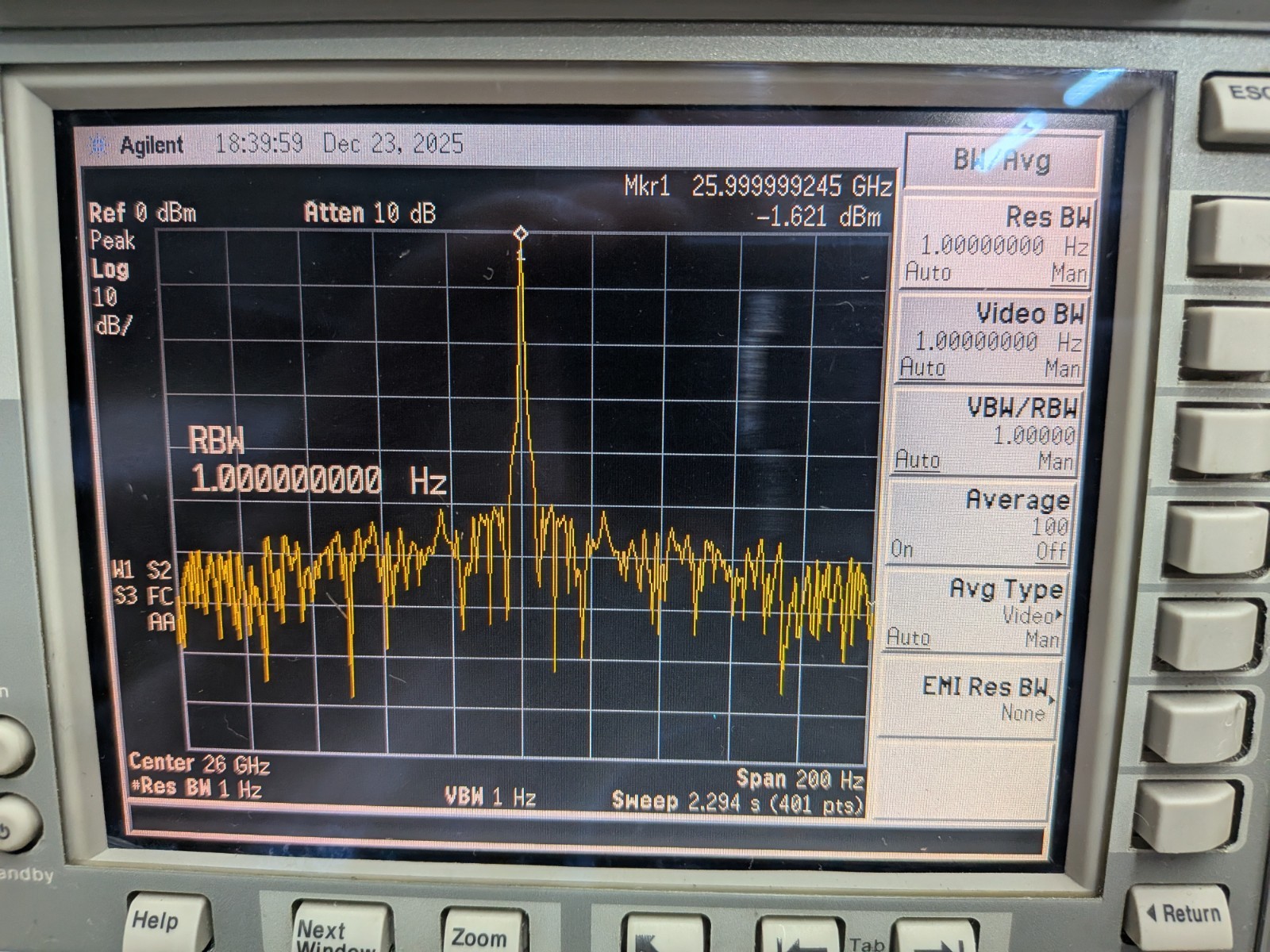 🔥 Agilent HP Keysight E4407B Spectrum Analyzer 26.9 GHz Loaded Opts!Cal+DATA!