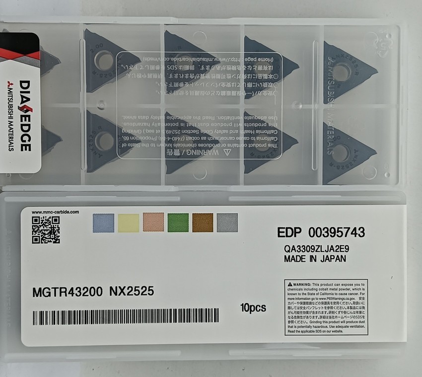 10pcs MGTR43200 NX2525 Mitsubishi Tools CNC blade Carbide Inserts Original