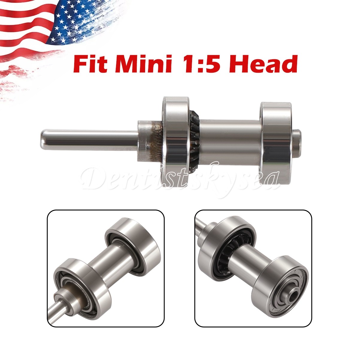 Dental Cartridge Rotor Autochuck For Mini Head 1:5 Low Speed Handpiece