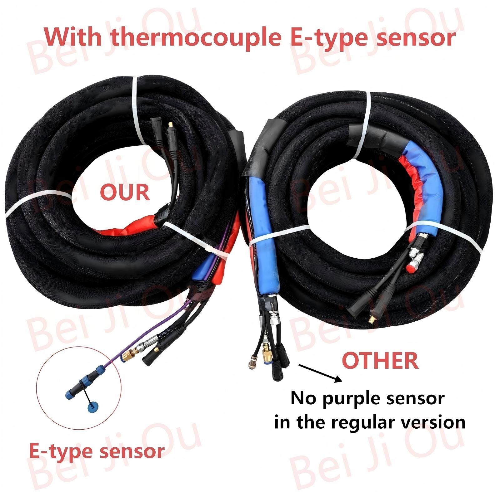 15M polyurethane PU foam hose / heated hose pipe for spray foam machines.