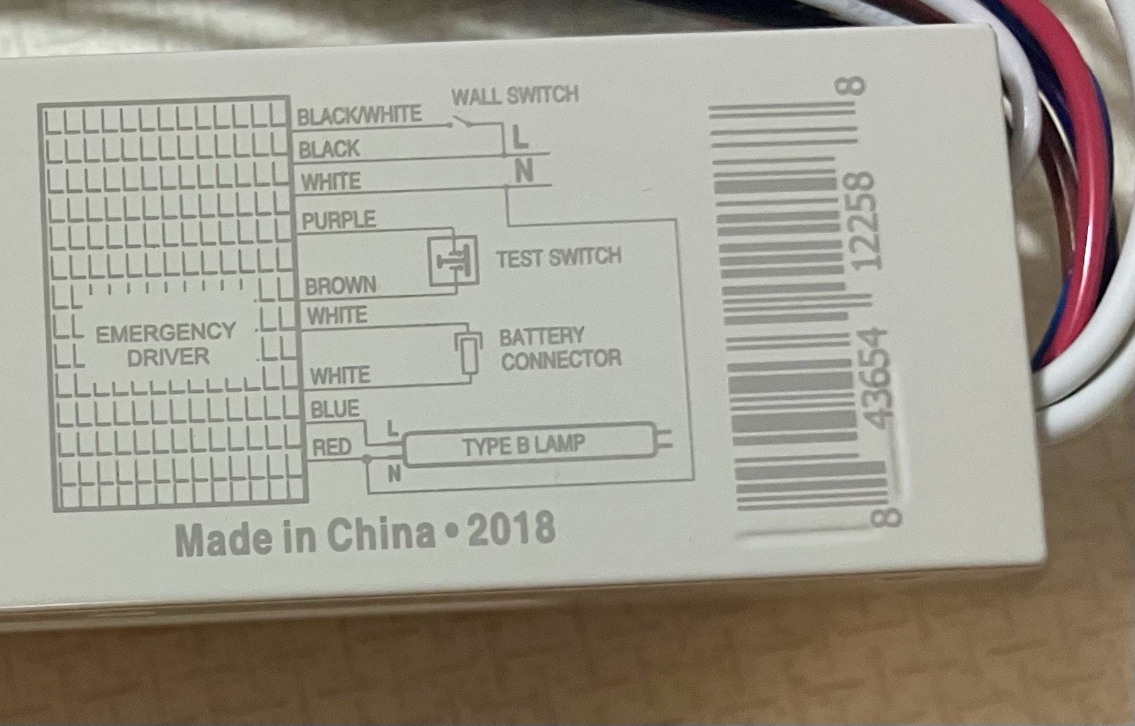 Keystone KT-EMRG-LED-12-1200-AC Emergency Backup LED Driver
