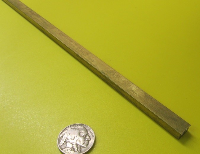 360 Brass Flat Bar 1/4″ Thick x 3/8″ Wide x 60.0″ Length