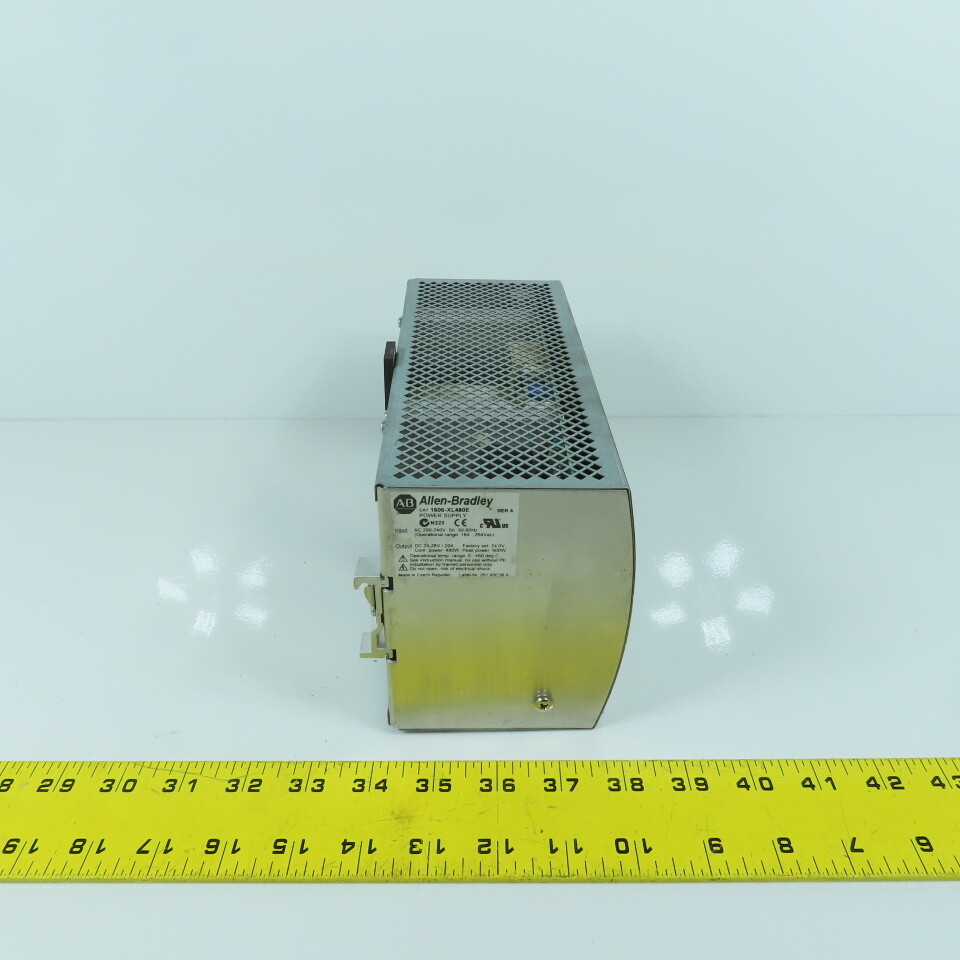 Allen Bradley 1606-XL480E Ser A 24-28V DC 20A Power Supply 200-240VAC 5A Input