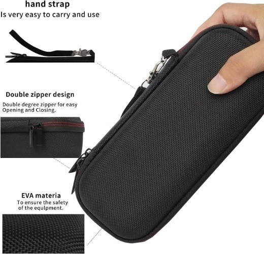 Case For Portable Air Pump Carrying Case Handheld Tire Inflators Color: Black