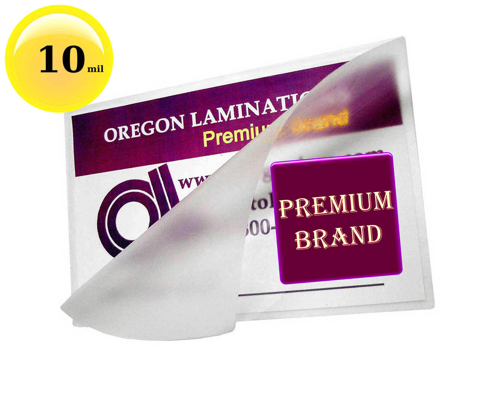 500/pack Hot 10 Mil File Card Laminating Pouches 3-1/2 x 5-1/2 Clear 3.5 x 5.5