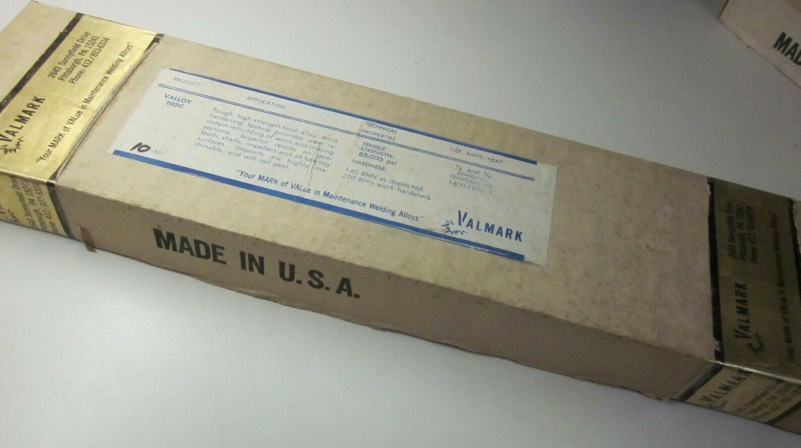 USA 6 Bronze 140-220 BHN 85KSI Work Hardening Brazing 18″ X 1/8″ Rods Sticks