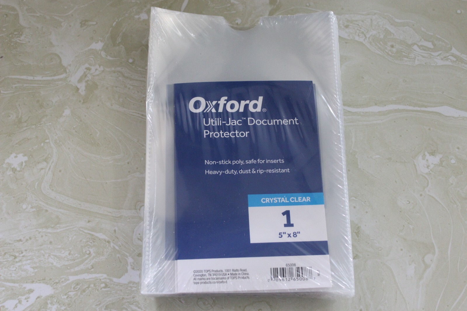 50 Count Oxford Utili-Jac Heavy-Duty Clear Plastic Document Protector