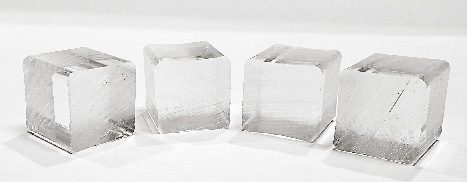 20 Pieces 3/4” x 3/4″ x 3/4” Clear Square Acrylic Plexiglass Plastic Cubes Rod