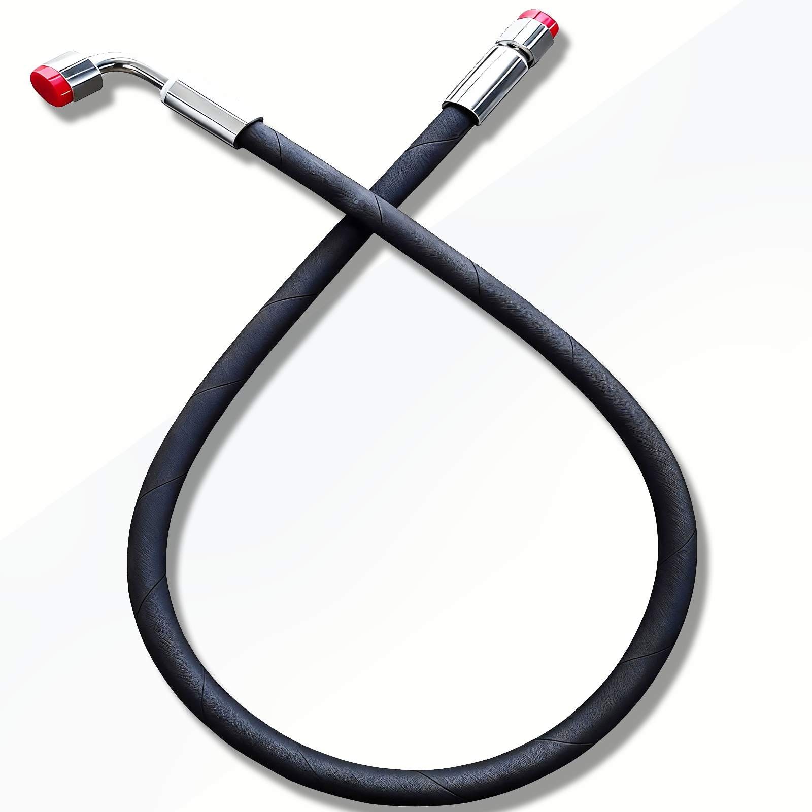 Agt Miva Chinese Mini Excavator Hydraulic Hose M14x1.5 X 36″ One End 90° One Str