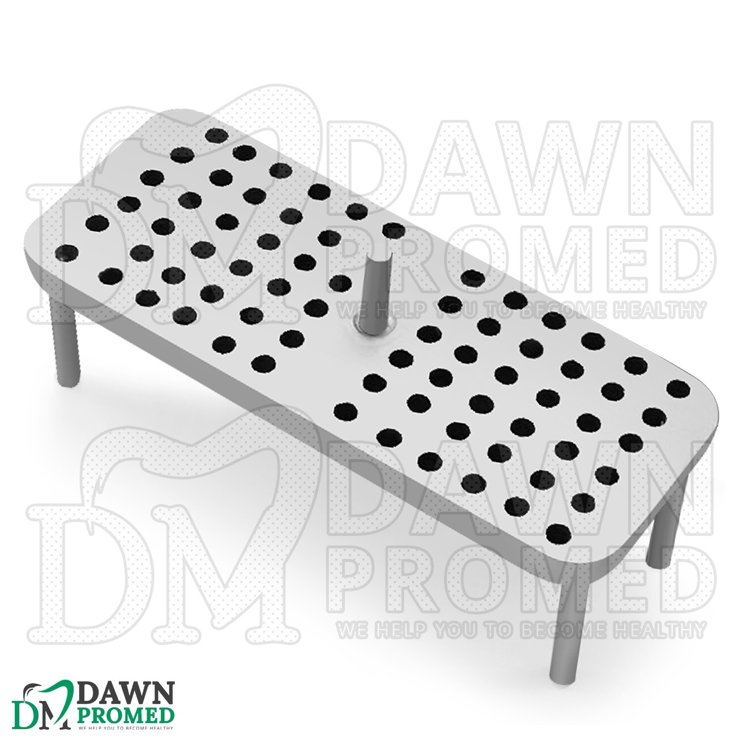 Endodontic Box 100 x 44 x 54mm 72 Holes Endo Stand Surgical Dental Instruments