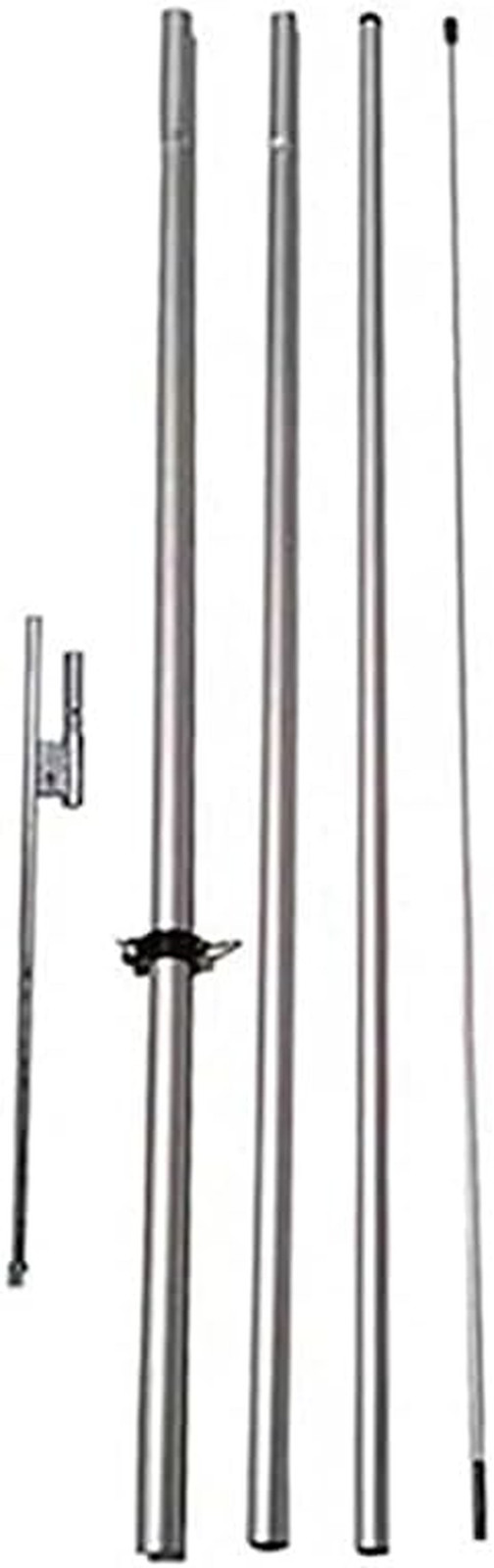 Check-In Advertising Feather Banner Swooper Flag with Flag Pole Kit & Ground Sta