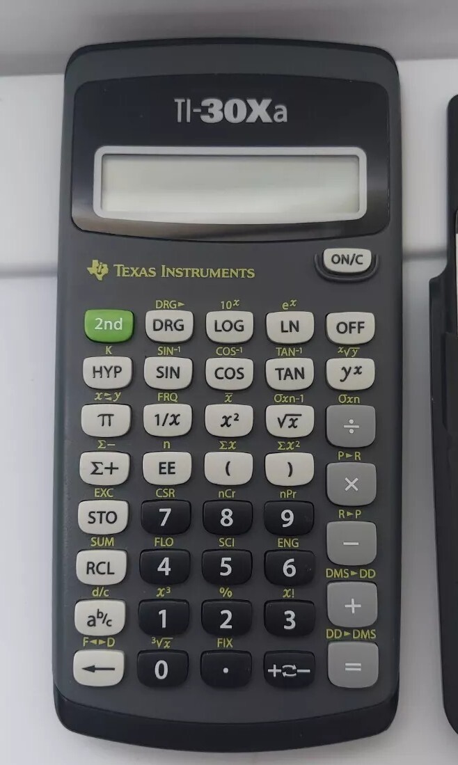 Texas Instruments 30XA Scientific Calculator
