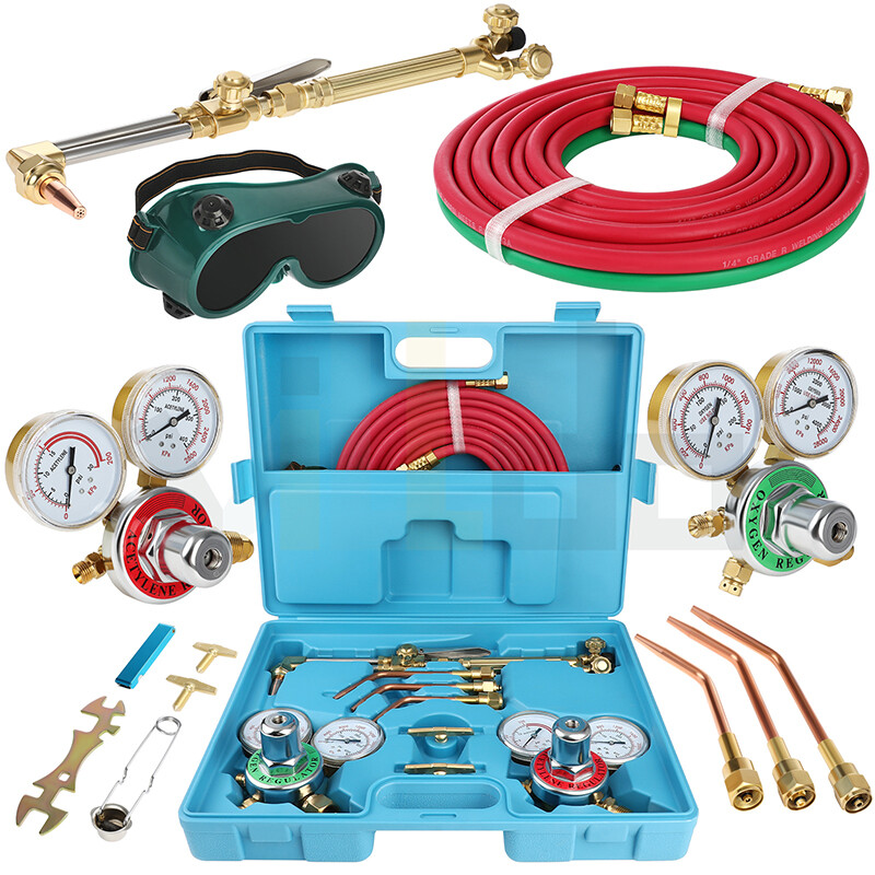 Gas Welding Cutting Kit Oxygen Acetylene Oxygen Torch Brazing Kit