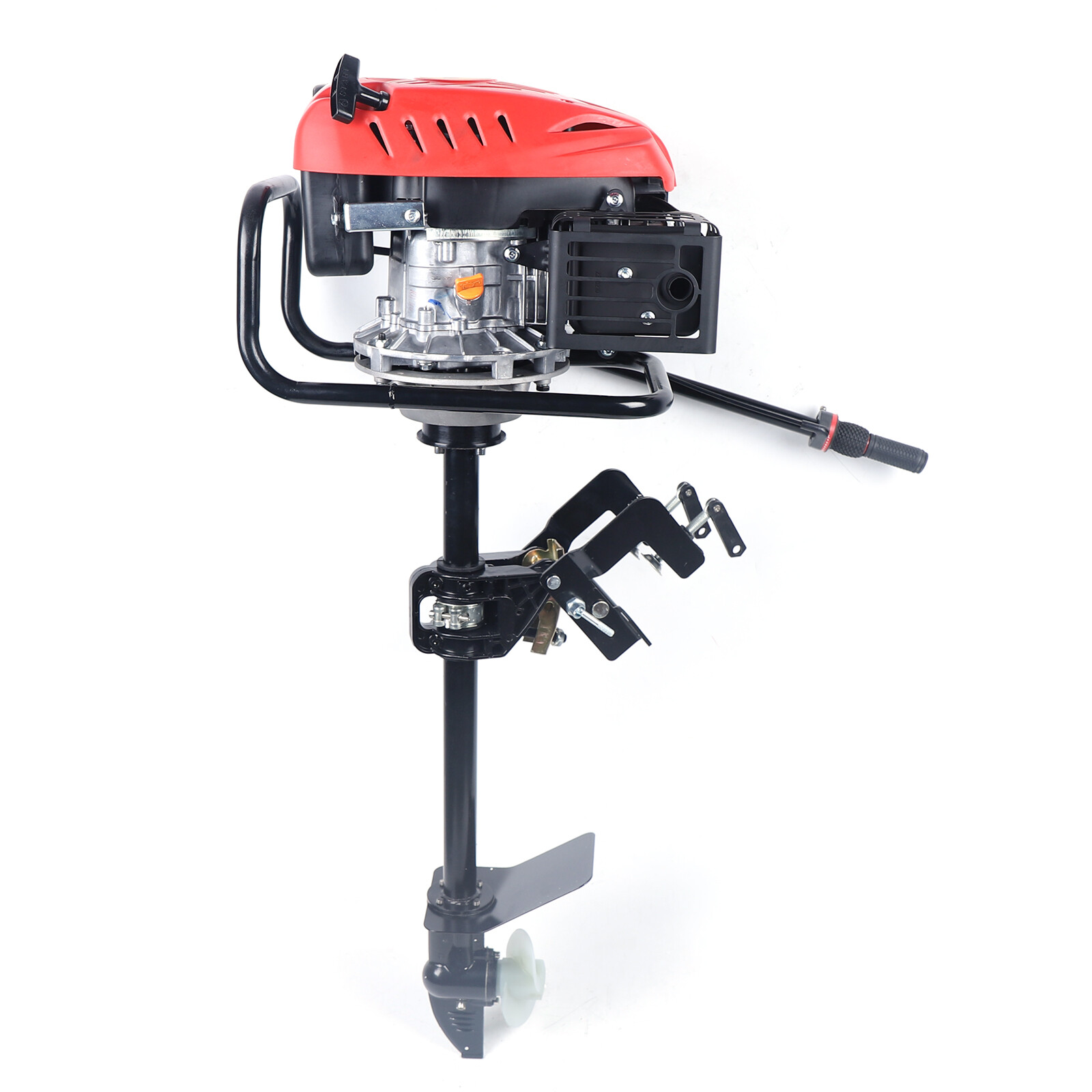 4 Stroke 6 HP 200CC Outboard Motor Fishing Boat Engine Air Cooling Heavy Duty
