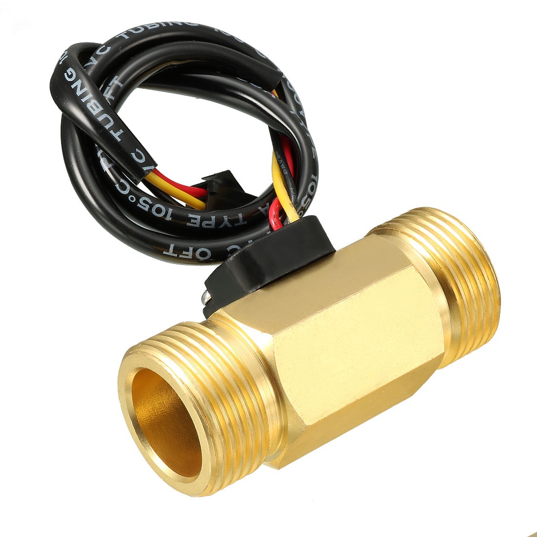 G1/2″ Hall Liquid Water Flow Sensor Switch Flowmeter Meter 1-30L/min SEN-HZ21WI
