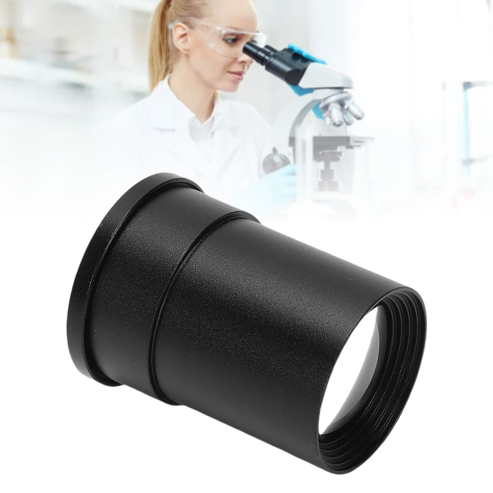 10X Microscopes Eyepiece 23.2mm Dia 11.5° Field View Optical Glass Eyepiece SET