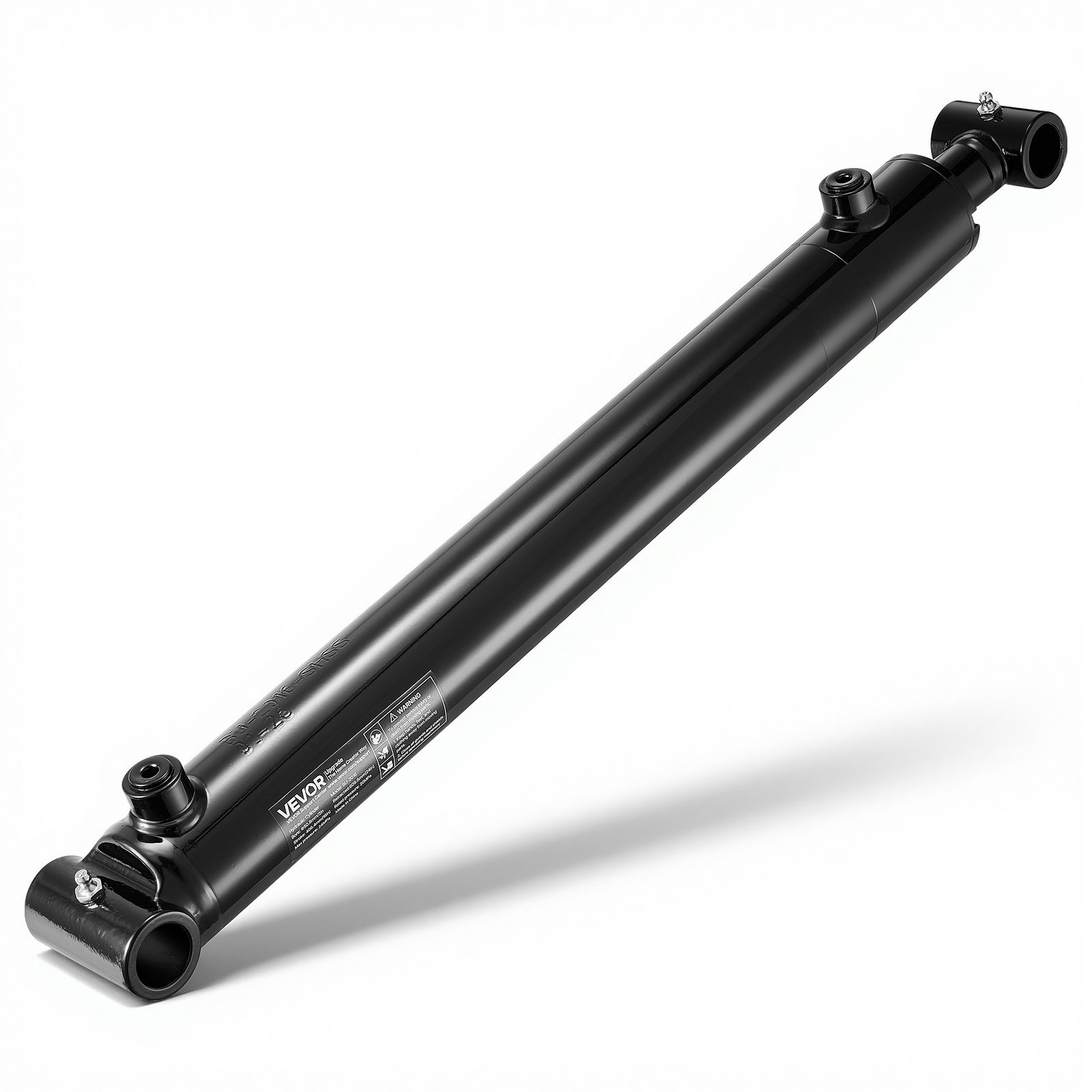 VEVOR Double Acting Hydraulic Cylinder Max 3500PSI Pressure 2″ Bore & 16″ Stroke