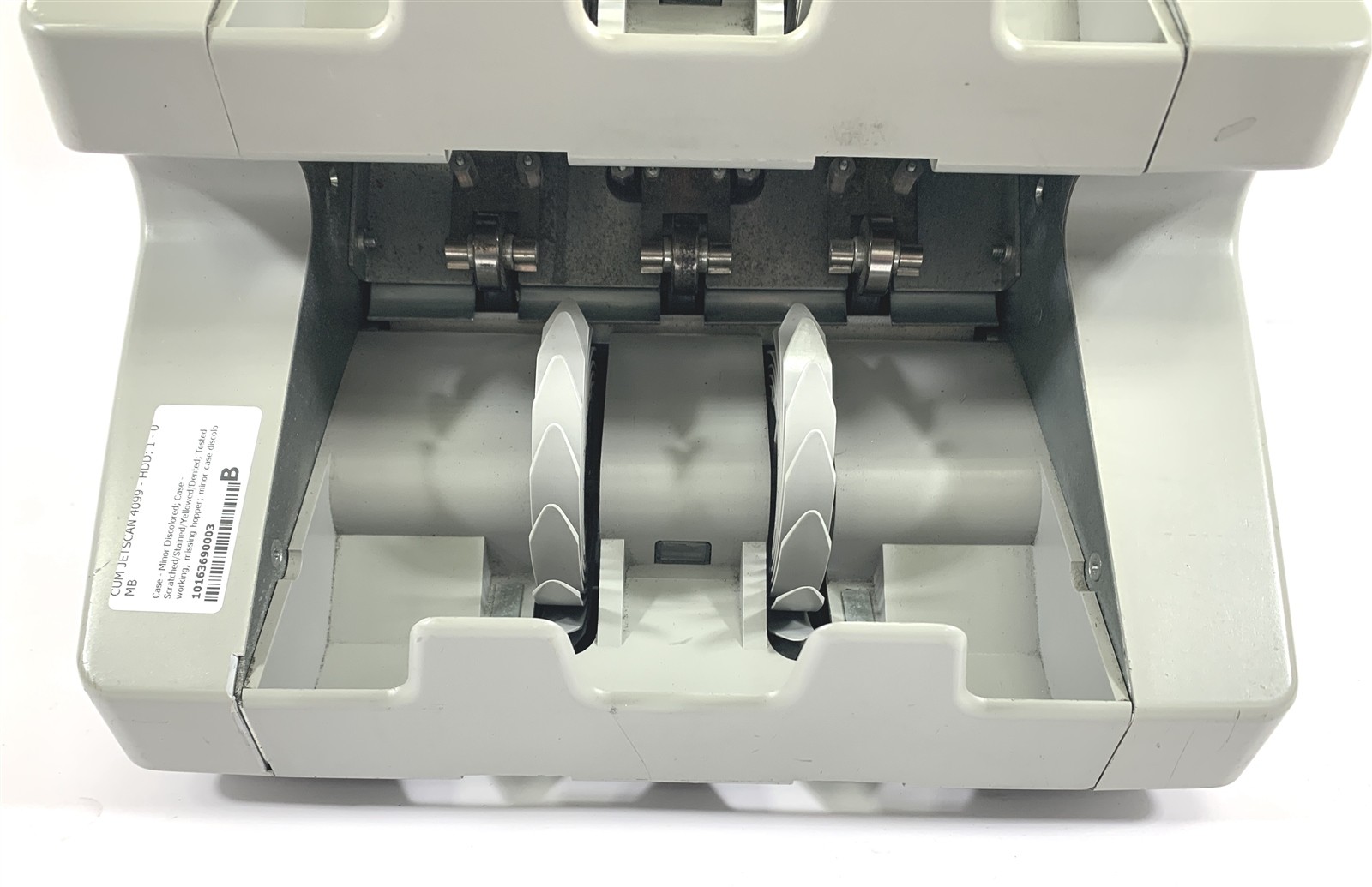 Cummins JetScan 4099 Dual Pocket Currency Counter 409-9909-00 *Minor discolored*
