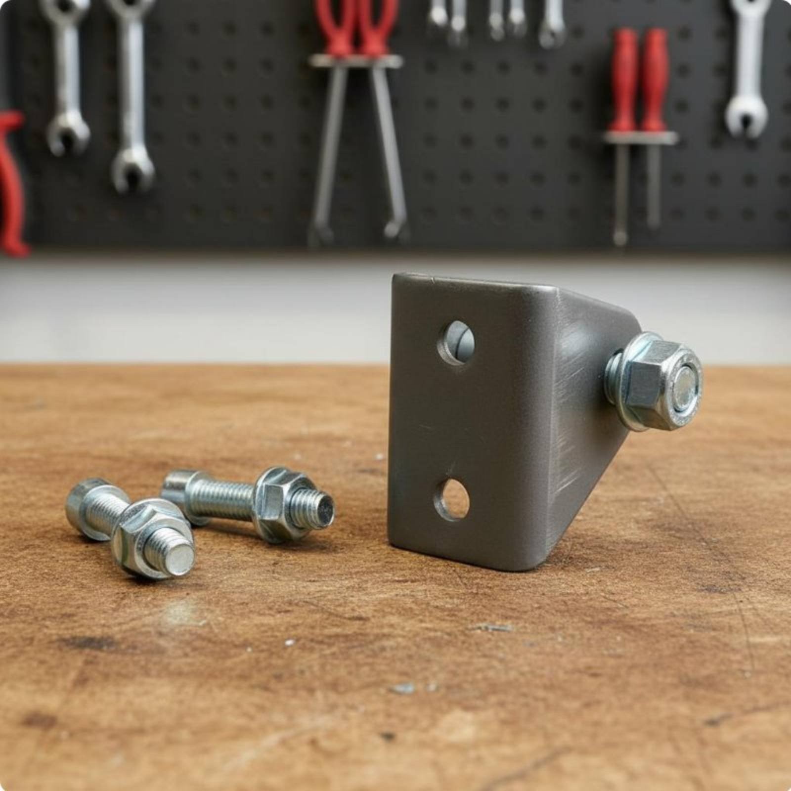 Double Hole Shock Mount Weldable Shock Absorber Fixing Bracket Sturdy Duty