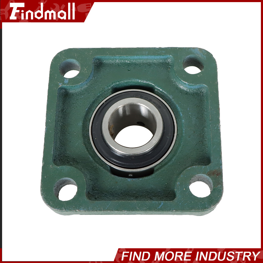 4 PCS UCF205-16 Solid Base Pillow Block Flange Bearing 1″ Bore 4 Bolt