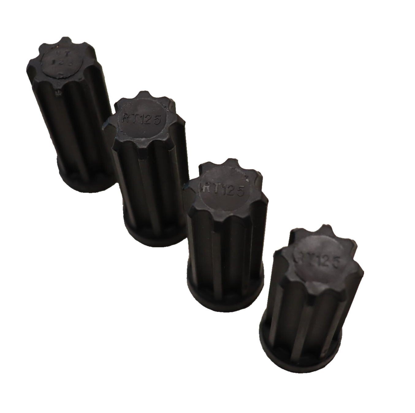 4 Pc- RT125 Caster Wheel Sockets for 7/16″ Wheel Stem, Fits 1 Inch 18 Guage Pipe