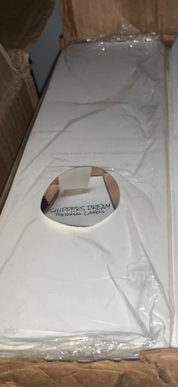 4×6 fanfold Thermal Labels 6000ct UPS