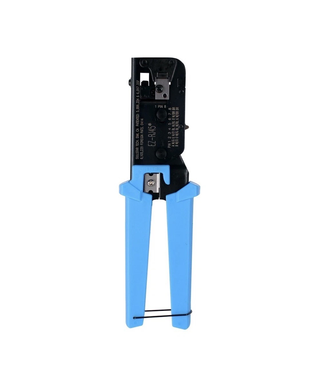Platinum Tools® 100004C EZ-RJ45® Crimp Tool, Cat 5/5e, Cat6, RJ-11, RJ-12, RJ-45