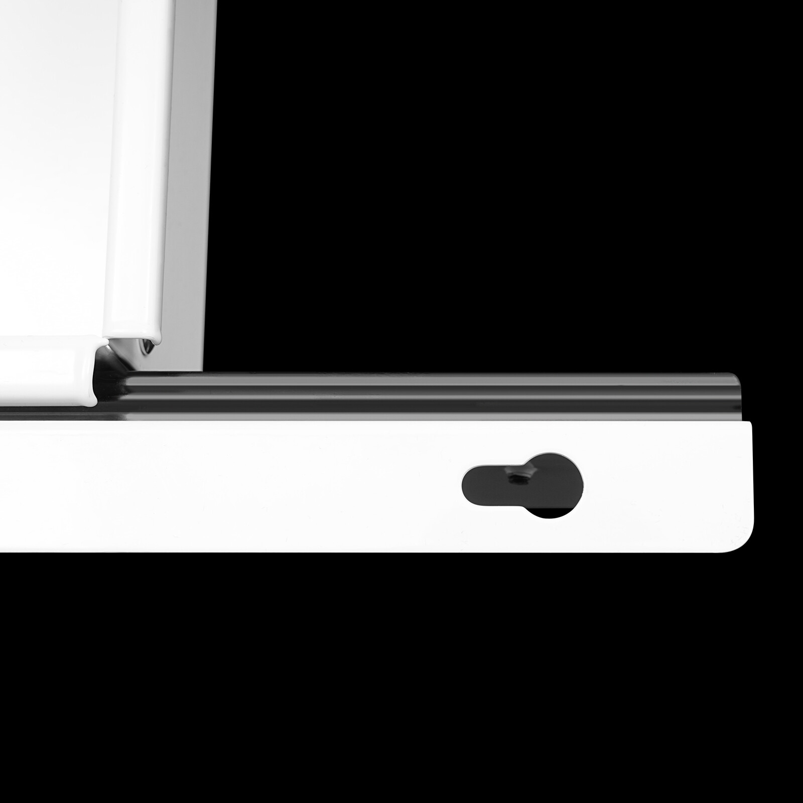33in White Space Saver Sliding Under Desk Storage Drawer Pull-out Drawer White.