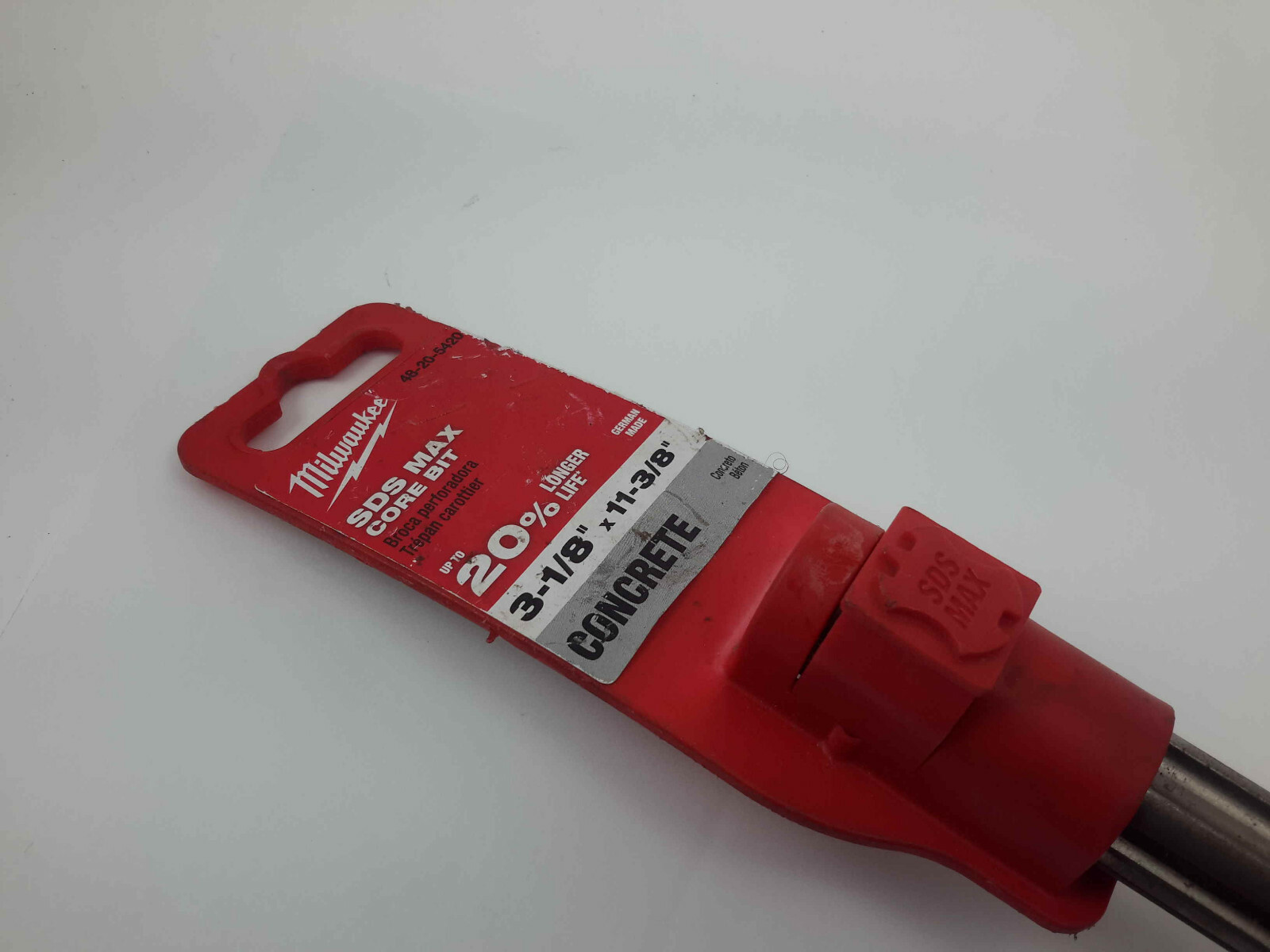 Milwaukee 48-20-5420 3-1/8 in. x 11-3/8 in. One Piece SDS-MAX Core Bit