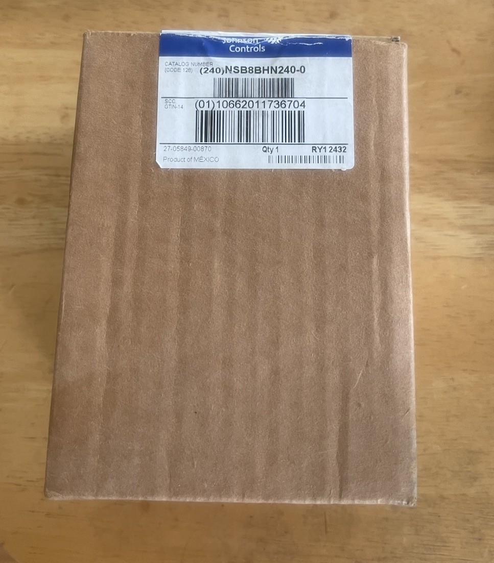 JOHNSON CONTROLS NSB8BHN240-0 (Sealed Box)
