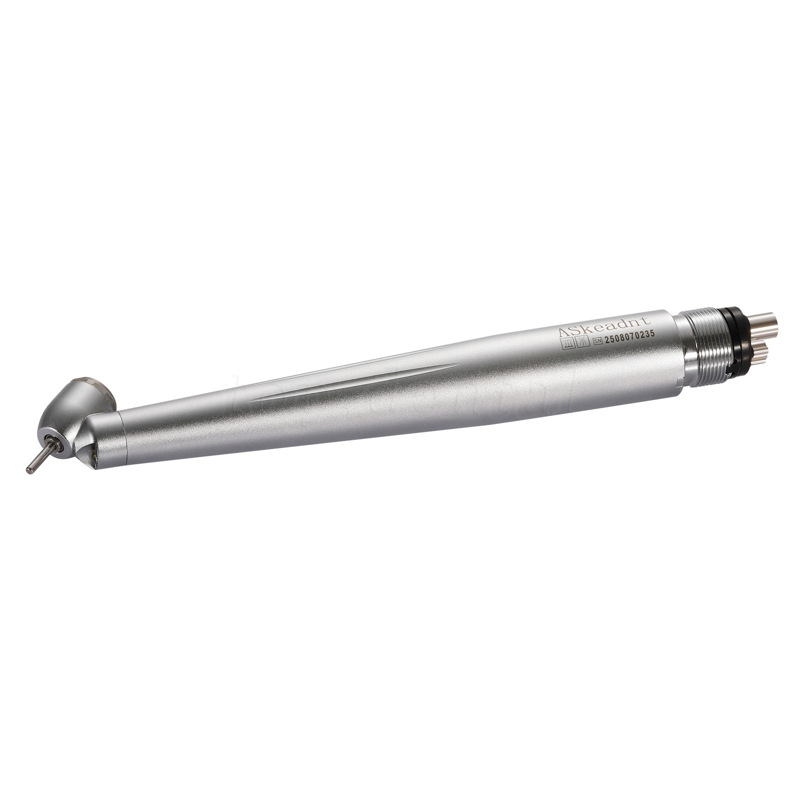 LED Dental Surgical Handpiece 45 Degree High Speed Turbine 4 Hole Rare Exhaust