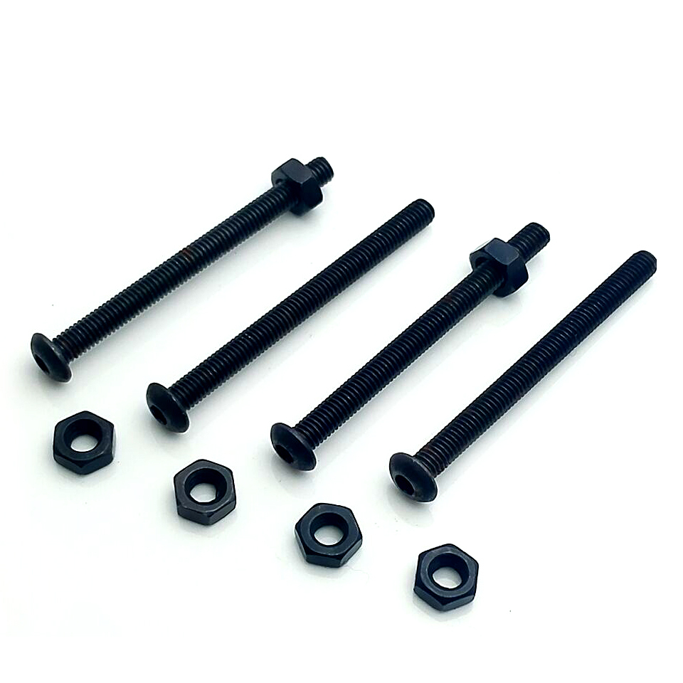 US Stock 50x M3 x 35mm Alloy Steel Hexagon Socket Button Head Screw ISO7380 Nuts