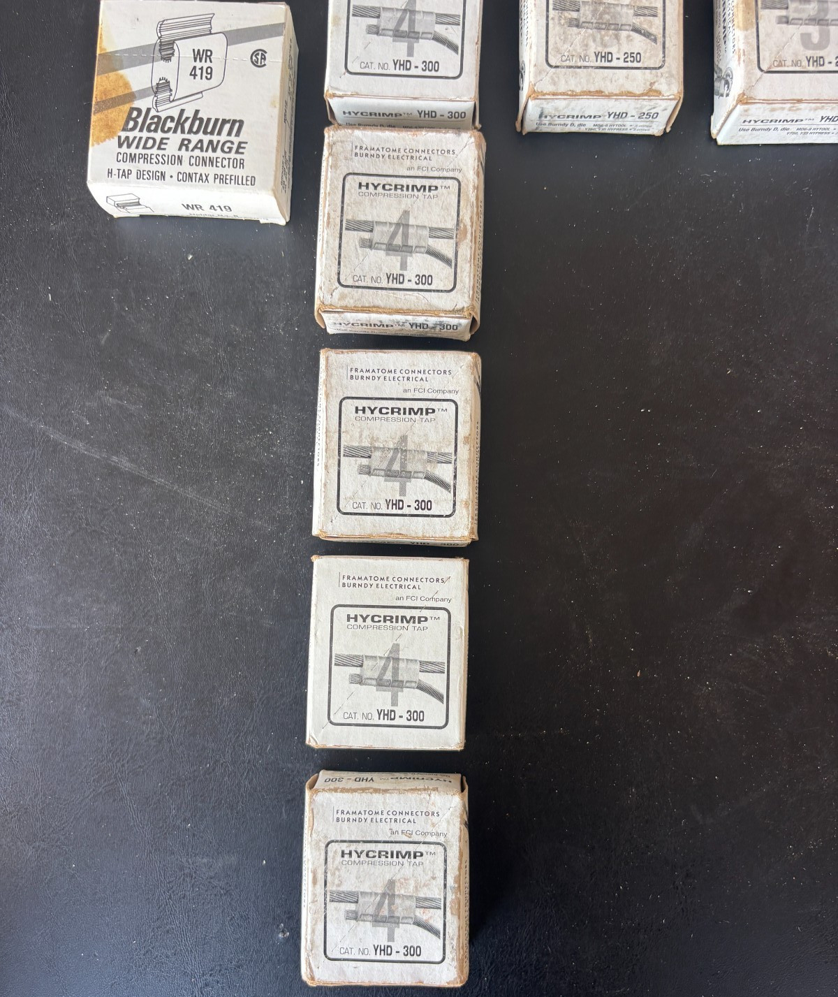 Burndy HYCRIMP & Blackburn Compression Line Tap Lot Made In USA