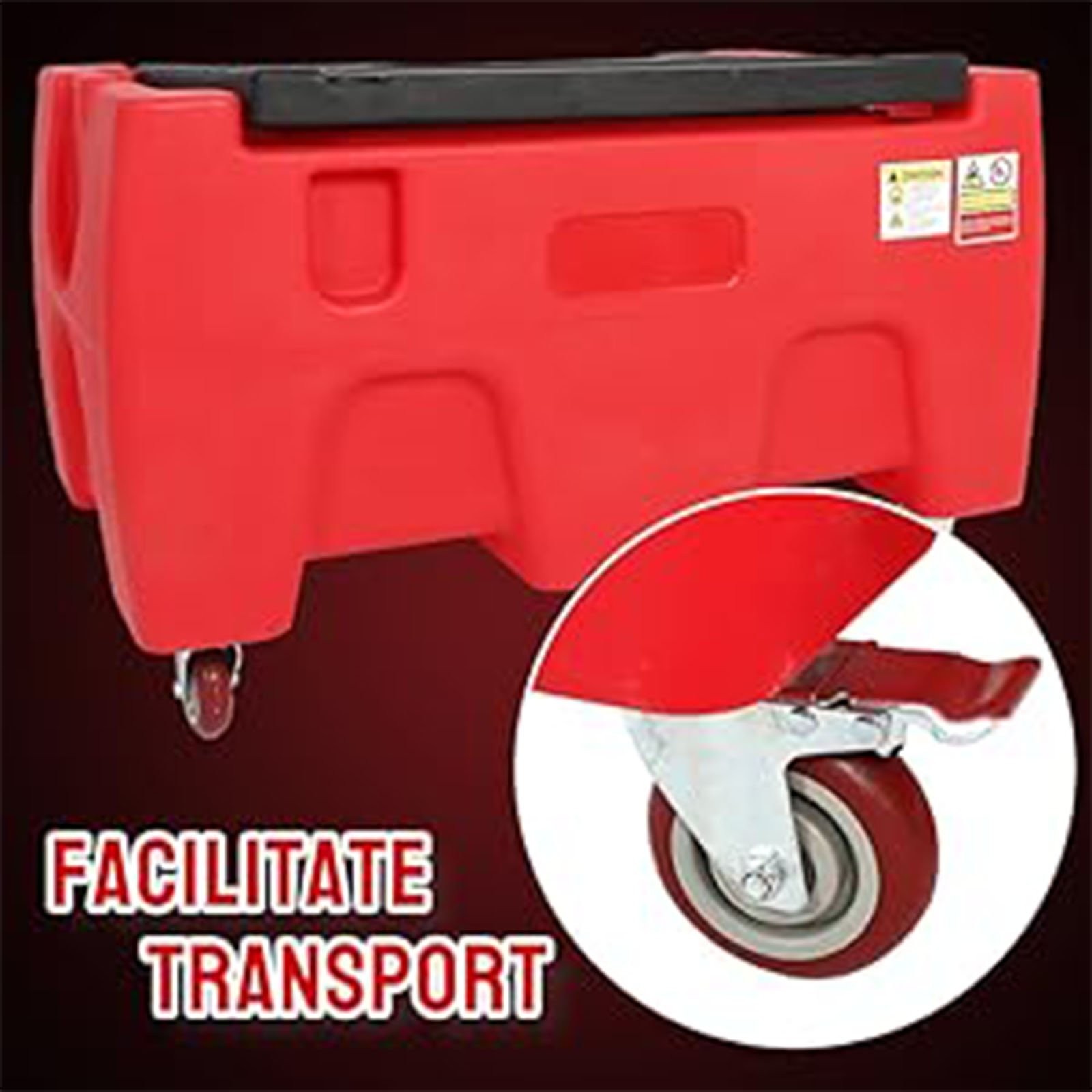 40 Gallon Portable Gasoline Diesel Fuel Transfer Tank with 12V DC Pump for Truck