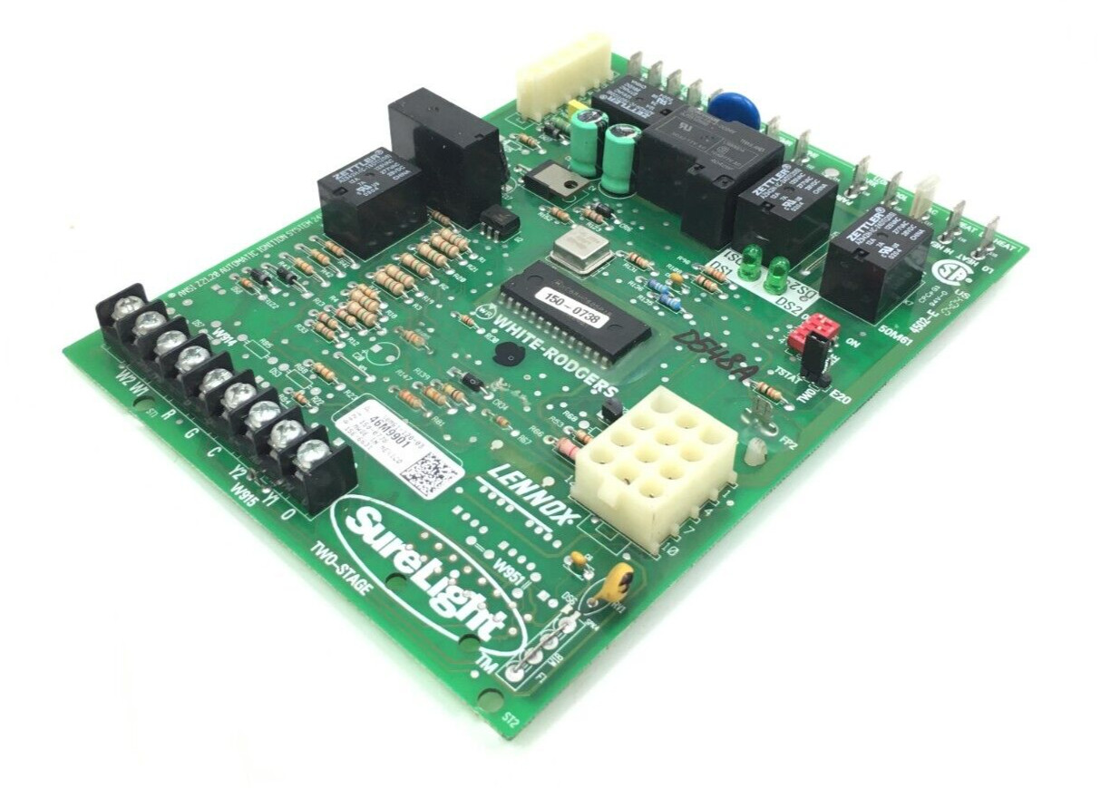 LENNOX 46M9901 Furnace Control Circuit Board 50M61-120 used #D548A
