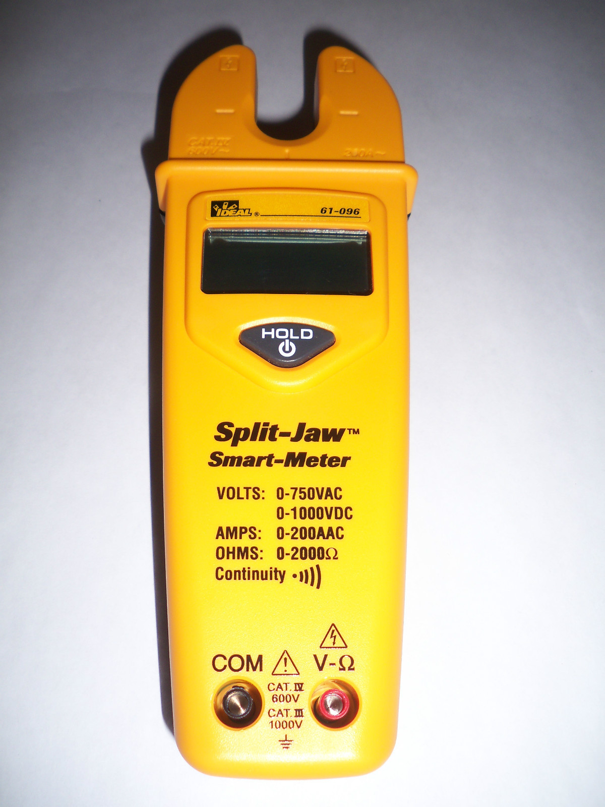 IDEAL Split Jaw Automatic Smart Meter Multimeter, LIFETIME WARRANTY 61-096 *NEW*
