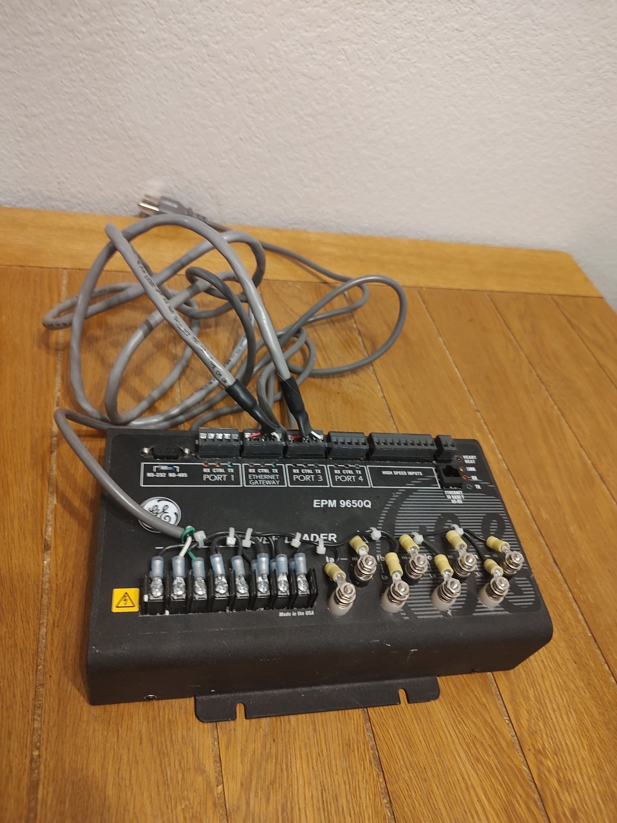 GE NEXUS 1250-G-D2-60HZ-INP10-2MEG / EPM 9650Q / POWER INPUT 90-276V AC OR DC