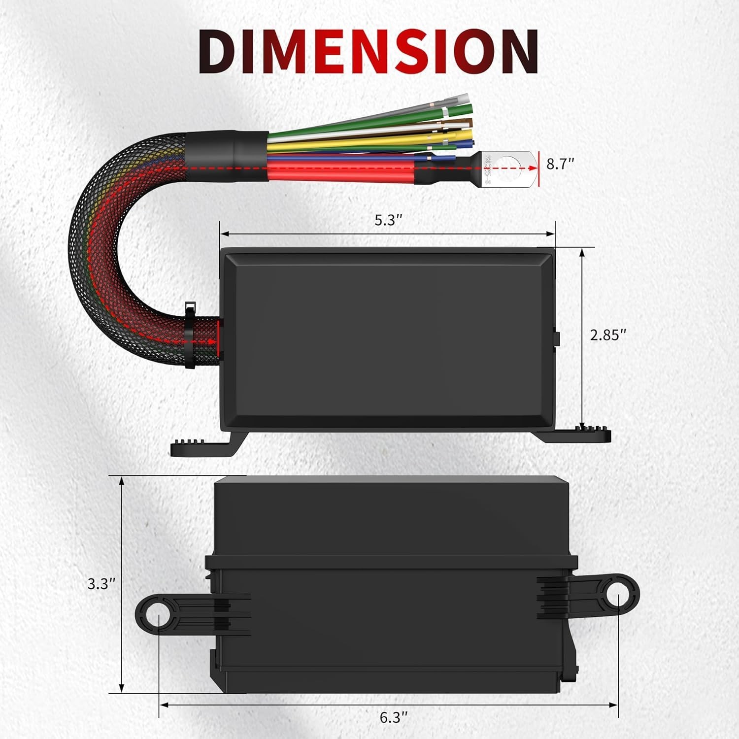6-Way Pre-Wired Relay Fuse Box for Automotive & Marine – Superior 40A Protection