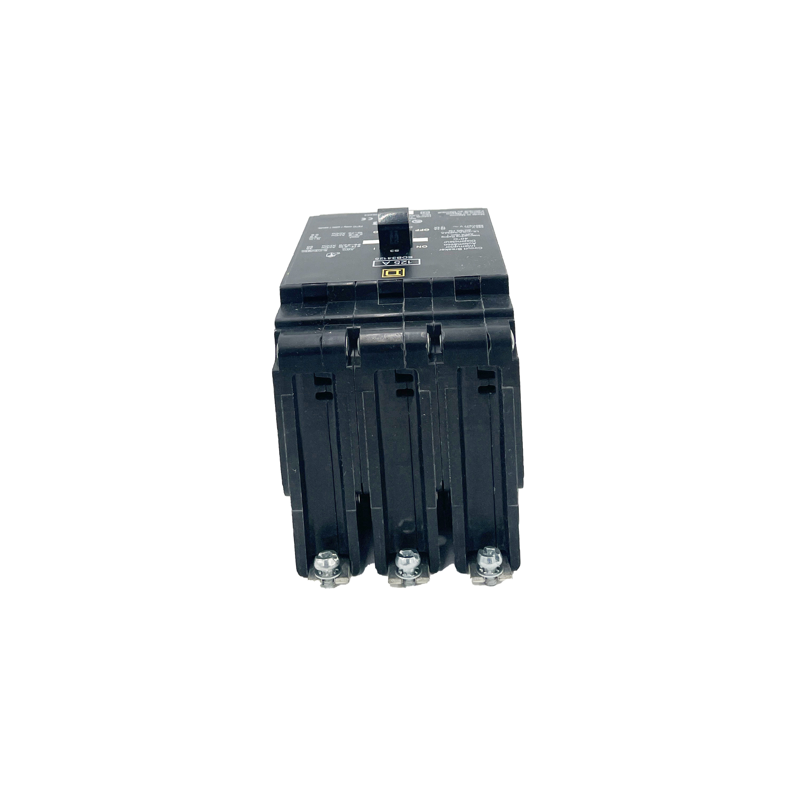 NIB – Square D – EDB34125 – Molded Case Circuit Breaker – 125A, 3-Phases, 480V